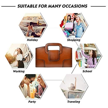 Stylish ZLMBAGUS Vintage PU Leather Tote for Women