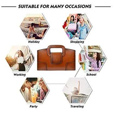 Stylish ZLMBAGUS Vintage PU Leather Tote for Women