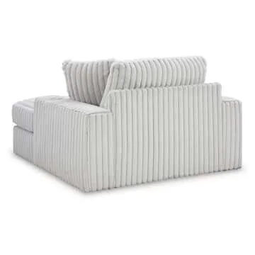 Oversized Chaise with USB Ports & 2 Pillows