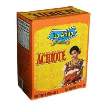 Anita Achiote Annatto Paste 15.7 oz (440 Grams) - Essential for Authentic Latin Culinary Delights