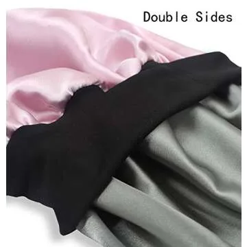 SENGTERM Kids Satin Bonnet for Hair Protection and Comfort