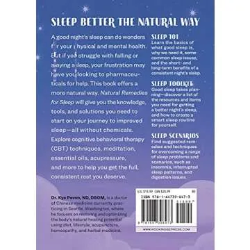 Natural Remedies for Sleep: Essential Oils, Meditation, Acupressure, and More for a Good Night's Res...