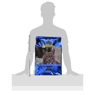 Blue Buffalo Wilderness Nature's Evolutionary Diet High-Protein, Grain-Free Natural Dry Food for Adult Cats, Chicken, 11-lb. Bag