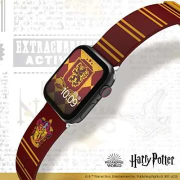 Harry Potter Smartwatch Band – Officially Licensed, Compatible with Every Size & Series of Apple Watch (watch not included) - Gryffindor