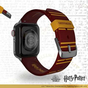 Harry Potter Smartwatch Band – Officially Licensed, Compatible with Every Size & Series of Apple Watch (watch not included) - Gryffindor