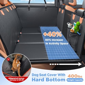Back Seat Extender for Dogs - Waterproof & Safer