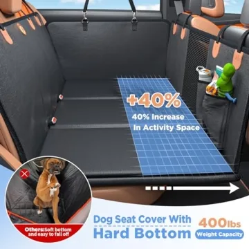 Back Seat Extender for Dogs - Waterproof & Safer