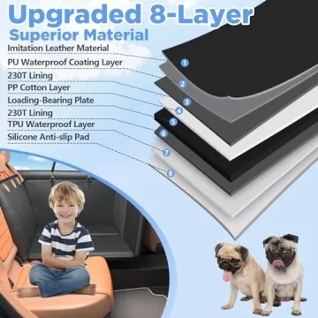 Back Seat Extender for Dogs - Waterproof & Safer