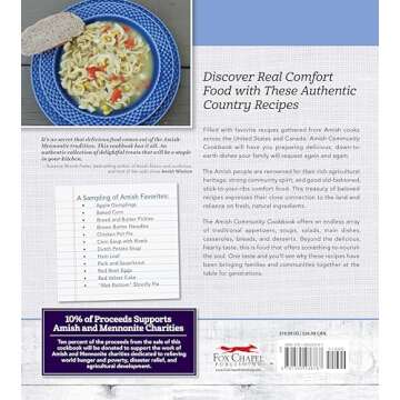 Amish Community Cookbook: Simply Delicious Recipes from Amish and Mennonite Homes (Fox Chapel Publis...