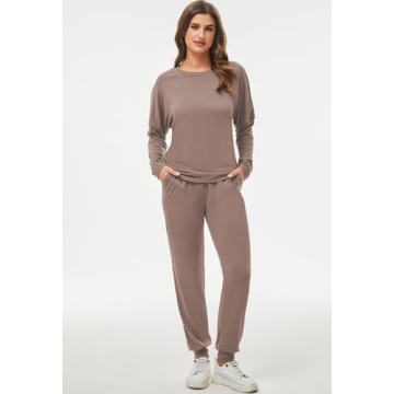 Fixmatti Women Casual 2 Piece Outfit - Stylish Leisure Set