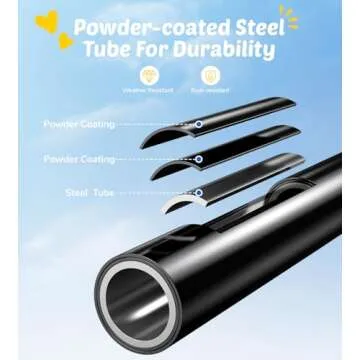 Trekassy Saucer Swing Set with Heavy Duty Stand