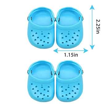 4Pack/2Pairs Pet Dog Croc with Rugged Anti-Slip Sole, Breathable Comfortable Love Mesh Dog Slippers, Puppy Candy Colors Sandals Adjustable, Color Optional, Dog Shoes Gift for Pet Festival