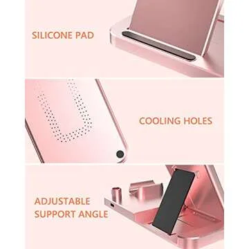 Wireless Charger, 4 in 1 Qi-Certified Fast Charging Station Compatible Apple Watch Airpods Pro iPhone 11/11pro/X/XS/XR/Xs Max/8/8 Plus, Wireless Charging Stand Compatible Samsung Galaxy S20/S10