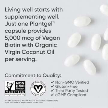 Extra Strength Vegan Biotin for Healthier Hair & Skin