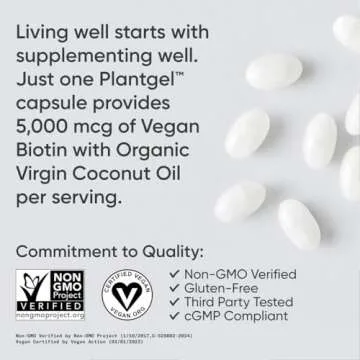 Extra Strength Vegan Biotin for Healthier Hair & Skin