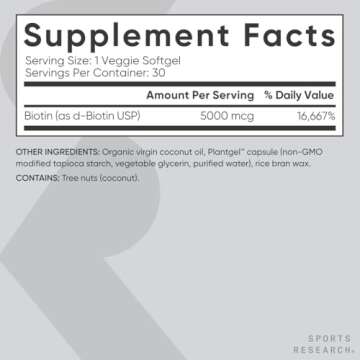 Extra Strength Vegan Biotin for Healthier Hair & Skin