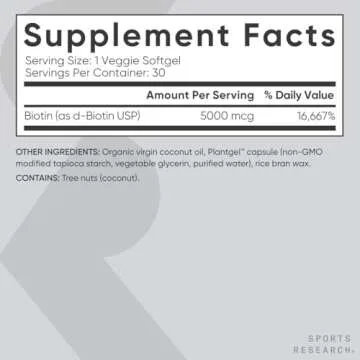 Extra Strength Vegan Biotin for Healthier Hair & Skin
