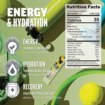 Zest Hydration Electrolyte Powder - Variety Pack - Mix w/Water - 6 Travel Packets - Low Sugar Supplement - Recovery, Energy, & Focus Drink - IV Pillars of Liquid Rehydration incl Salt & Potassium