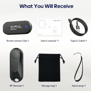 DATAFY Page Turner Remote Control for Effortless Reading