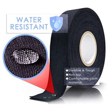 EAGLES Hockey Tape Multipurpose Cloth Tape 60 Feet/Roll for Lacrosse Baseball & Softball Bats, Rackets, Pullup Bars, Gardening Tools, Sports Gift Perfect for Wrist, Ankle, Foot