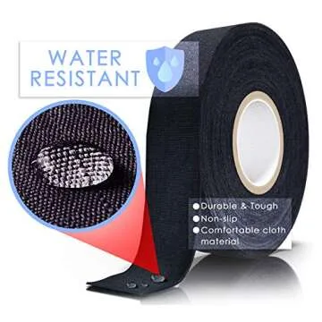 EAGLES Hockey Tape Multipurpose Cloth Tape 60 Feet/Roll for Lacrosse Baseball & Softball Bats, Rackets, Pullup Bars, Gardening Tools, Sports Gift Perfect for Wrist, Ankle, Foot