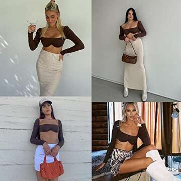 Stylish Women’s Bandage Crop Top - Elegant & Trendy Blouse