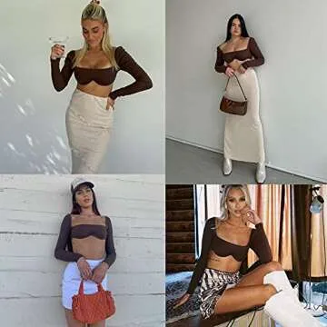 Stylish Women’s Bandage Crop Top - Elegant & Trendy Blouse