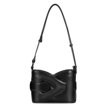 HICARRY Shoulder Bag Purse PU Crossbody Bucket Bags Small Trendy Designer Luxury Handbag Faux Leathe...