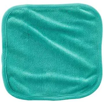 Simple Joys by Carter's Unisex Babies' 8-Piece Towel and Washcloth Set, Blue/Green/White, One Size