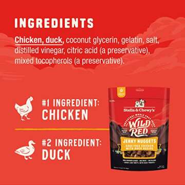 Stella & Chewy's Grain-Free Jerky Dog Treats - 6 oz