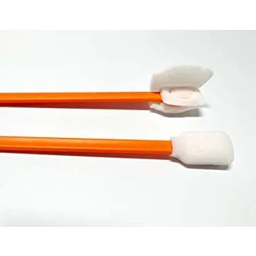 Wellgler 5.11" Foam Cleaning Swabs for Electronics and Cameras