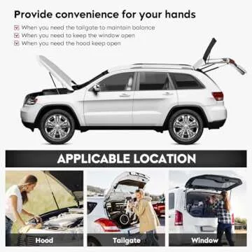 2 Pcs Rear Hatch Liftgate Tailgate Lift Supports Struts Shocks Fit for 1982-1992 Camaro Pontiac Firebird 4900