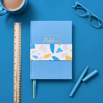 The Calm & Mindful Notebook – Guided Mindfulness and Self Care Journal with Writing Prompts – 25...