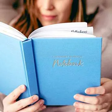 The Calm & Mindful Notebook – Guided Mindfulness and Self Care Journal with Writing Prompts – 252 Hardbound Pages Promote Self Kindness, Meditation, Stress Relief and Gratitude (8.5” x 6”)