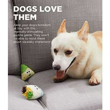 Outward Hound Hide A Taco Plush Dog Toy Puzzle