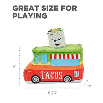 Outward Hound Hide A Taco Plush Dog Toy Puzzle