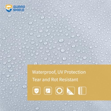 GUARD SHIELD Silver Tarp 10x12 Feet All-Purpose Cover