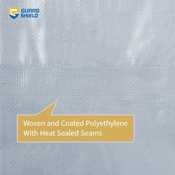 GUARD SHIELD Silver Tarp 10x12 Feet All-Purpose Cover