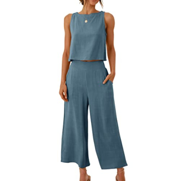 ANRABESS Women's Summer 2 Piece Outfits - Chic & Comfortable
