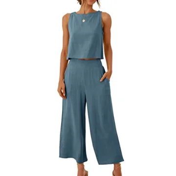 ANRABESS Women's Summer 2 Piece Outfits - Chic & Comfortable