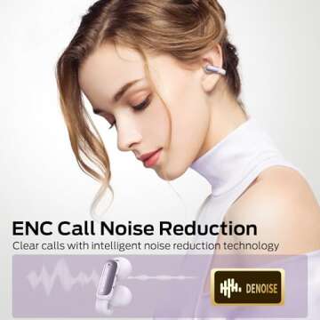 Monster Wireless Earbuds with Noise Cancellation & Touch Control