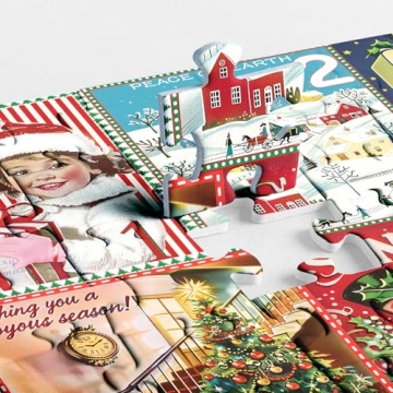 Christmas Advent Calendar Puzzle 1000 Piece Countdown