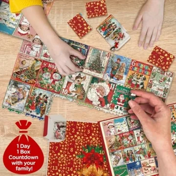 Christmas Advent Calendar Puzzle 1000 Piece Countdown