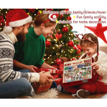 Christmas Advent Calendar Puzzle 1000 Piece Countdown