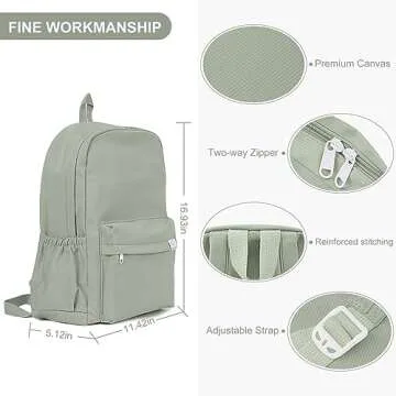 YFGBCX Aesthetic Backpack: Lightweight & Durable Design
