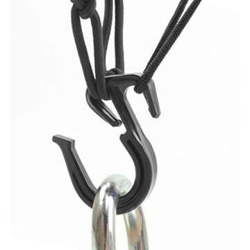 Powertye 15in x 30in Elastic Cargo Net with 10 Adjustable Hooks and Tight 2in x 2in Mesh, Black