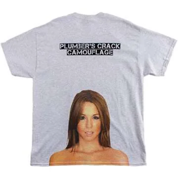 Plumber Crack Camouflage | Funny Father's Day, Dad Grandpa Humor Unisex T-Shirt