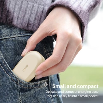 TOZO A1 Wireless Earbuds Bluetooth 5.3 Lightweight Waterproof Headset