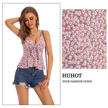 Trendy HUHOT Cute Summer Tops for Women and Girls