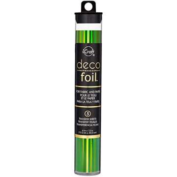 Deco Foil Transfer Sheets - Fairy Tales: Enchanted Rose, Glass Slipper, Prince Periwinkle, Peach Princess, Lily Pad with Stickers